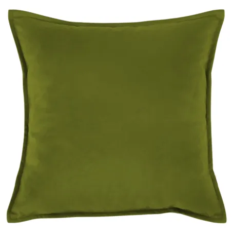 Green decorative cushion Plyš 45x45 cm made of soft fabric