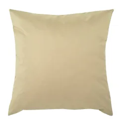 Beige outdoor decorative pillow 45x45 cm made of soft fabric