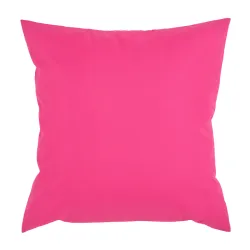 Pink outdoor decorative pillow 45x45 cm, perfect for patio use