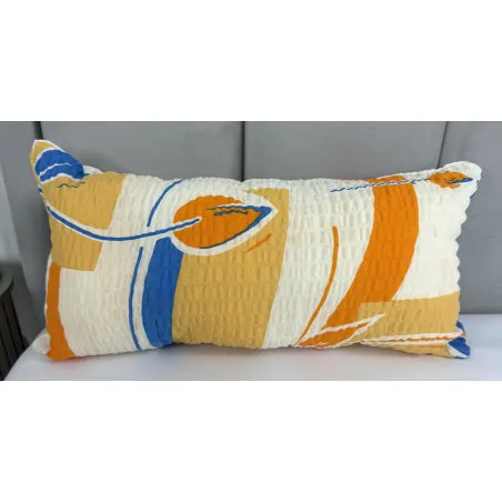 Orange decorative pillow 40x23 cm for home decor