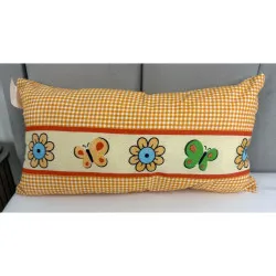 Children's Pillow 40x23 cm Butterflies and Flowers