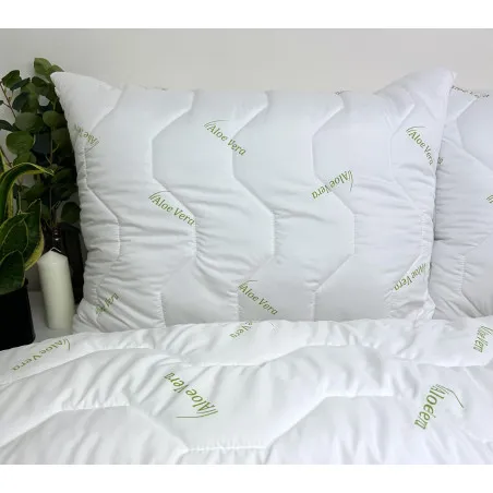 Aloe Vera Green Pillow 50x70 cm – soft, hypoallergenic deluxe pillow