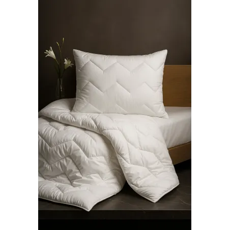 Bamboo All-Season Duvet and Pillow Set Hypoallergenic 200x220/2x70x90cm, perfect for year-round comfort