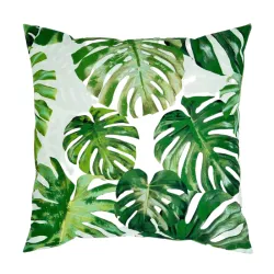 Jungle decorative pillow 60x60 cm with a tropical design, perfect for living rooms
