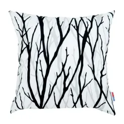 Decorative pillow with tree branch design, 60x60 cm, for home decor