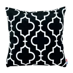 Black decorative pillow Maroko 60x60 cm with elegant design