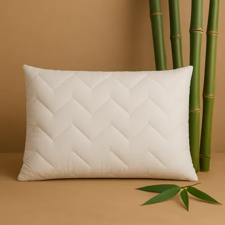 Bamboo pillow 70x90 – Hypoallergenic, antibacterial, washable, Deluxe