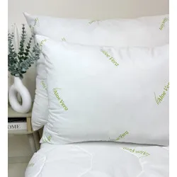 Aloe Vera Green Pillow 70x90 – Unquilted, 1+1 Free, Antibacterial 40x60 cm