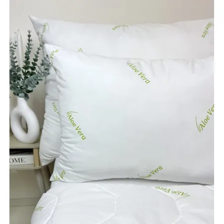 Aloe Vera Green Pillow 70x90 cm, antibacterial, luxury deluxe pillow