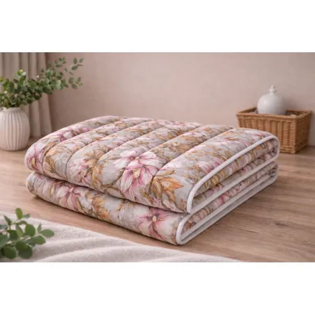 All-Season Duvet Flowers Microfibre 140x200 cm, perfect for year-round use