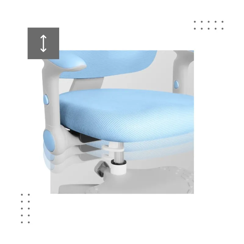 Junior 5.0 Blue Children's Office Chair – view 13