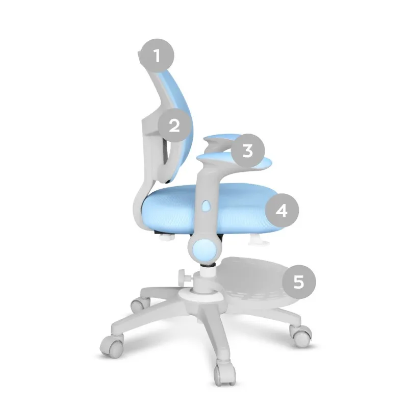 Junior 5.0 Blue Children's Office Chair – view 14