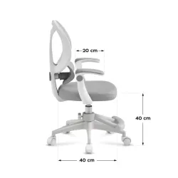 Junior 4.5 Grey Children's Office Chair – view 10