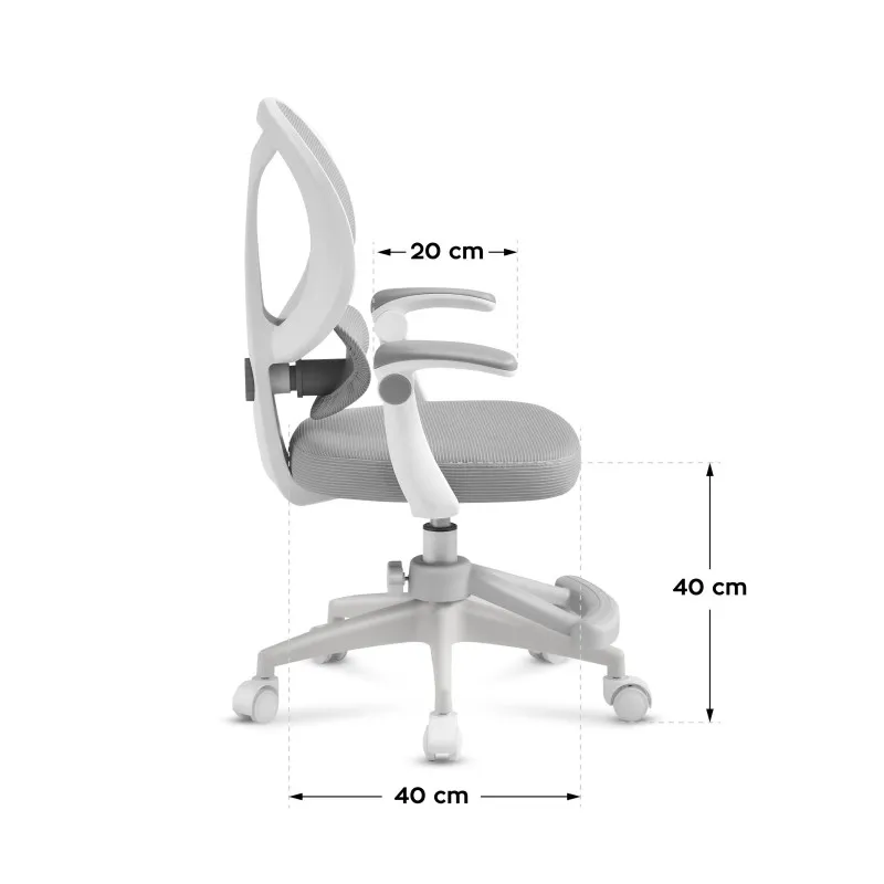 Junior 4.5 Grey Children's Office Chair – view 10