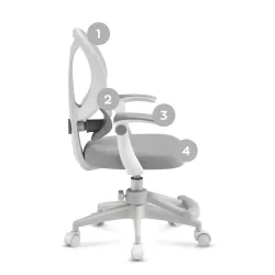 Junior 4.5 Grey Children's Office Chair – view 14