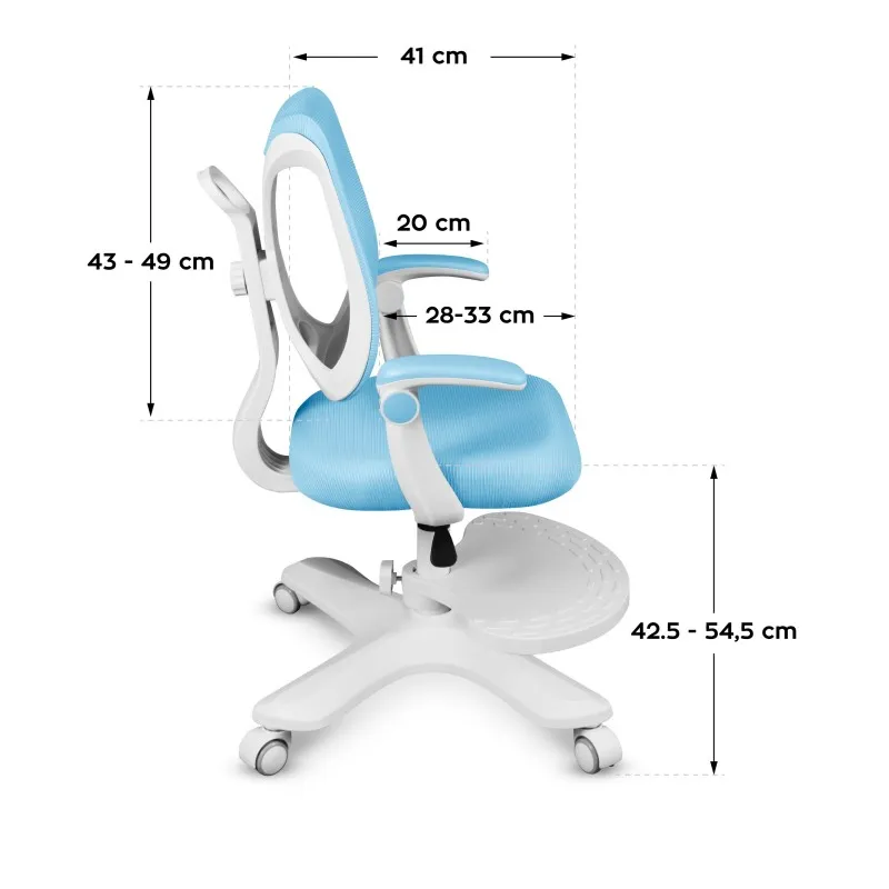 Junior 4.6 Blue Children's Office Chair – view 15