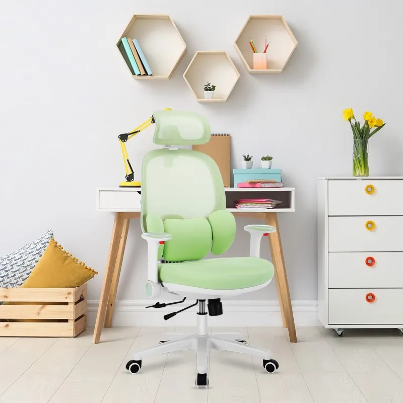 Junior 6.3 Green Ergonomic Gaming Chair for Children – view 4