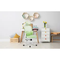 Junior 6.3 Green Ergonomic Gaming Chair for Children – view 15