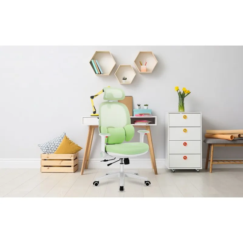 Junior 6.3 Green Ergonomic Gaming Chair for Children – view 15
