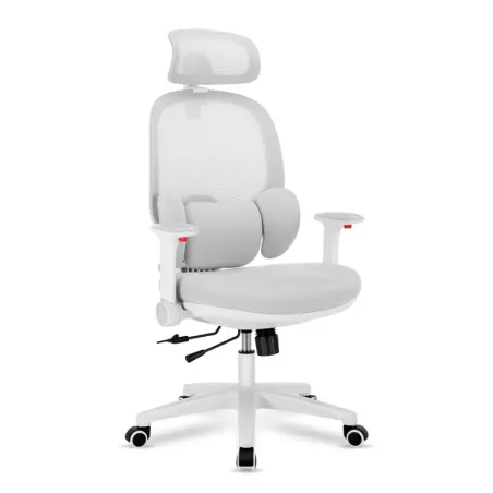 Junior 6.3 Grey swivel chair, perfect for a child's gaming room
