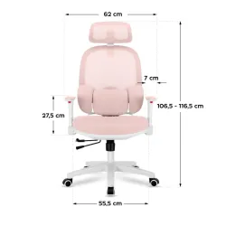 Junior 6.3 Pink Gaming Chair for Kids – view 9