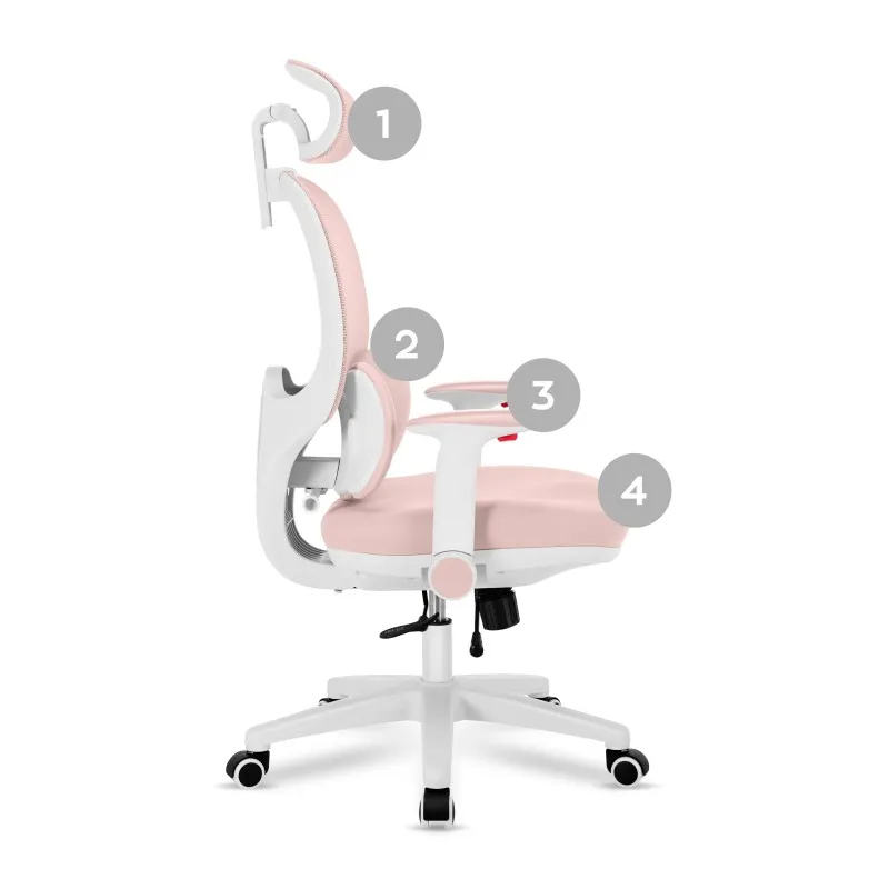 Junior 6.3 Pink Gaming Chair for Kids – view 14