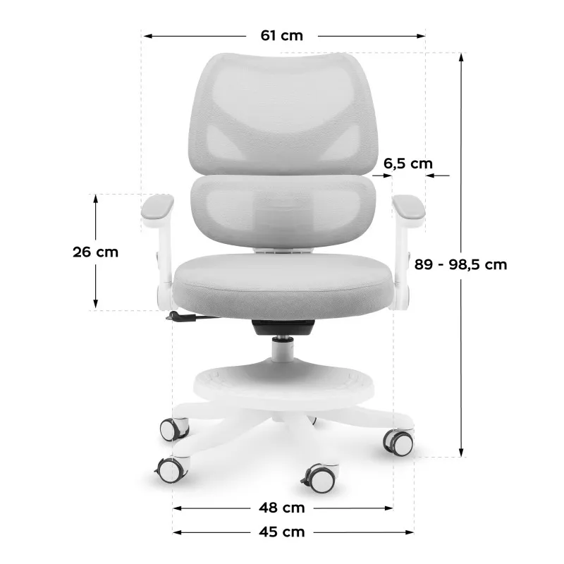 Junior 5.3 Grey Children's Office Chair – view 8