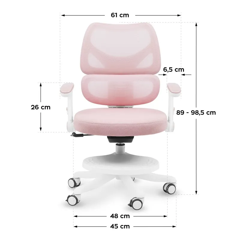 Junior 5.3 Pink Children's Office Chair – view 6