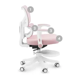 Junior 5.3 Pink Children's Office Chair – view 13