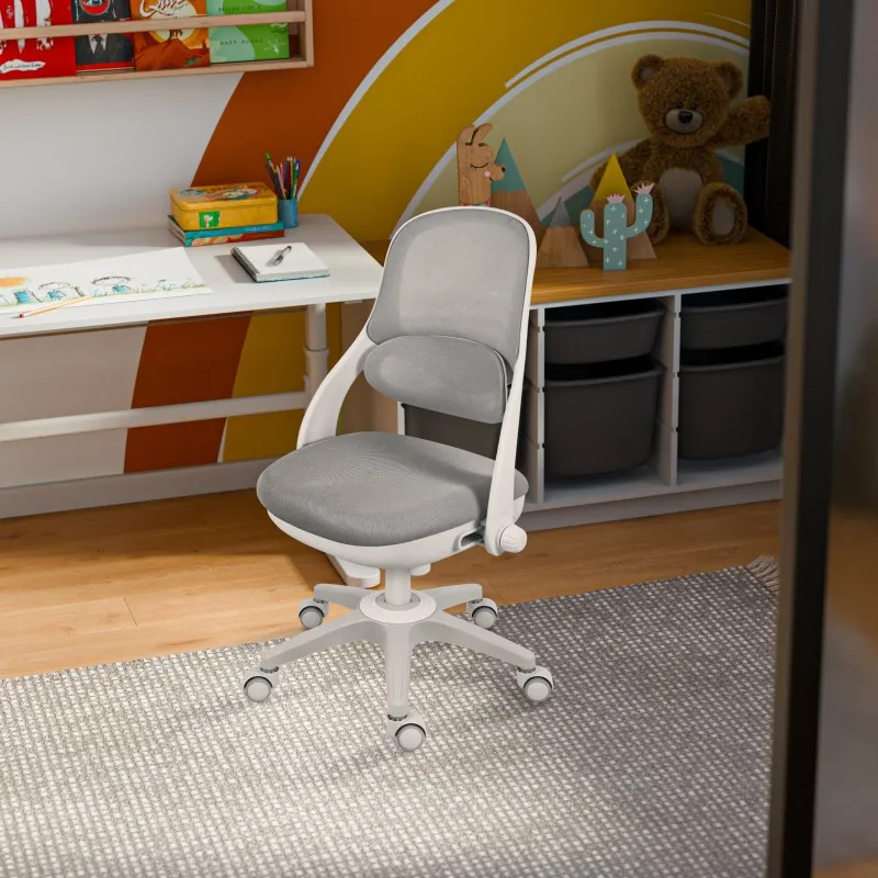 Junior 4.7 Grey Children's Rotating Office Chair – view 3