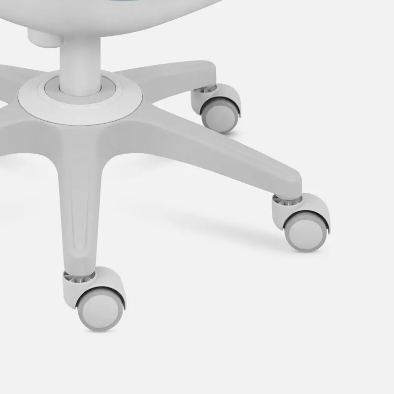 Junior 4.7 Grey Children's Rotating Office Chair – view 4