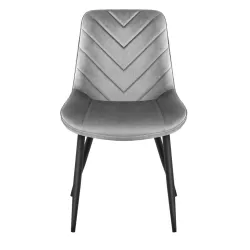 Prince 3.0 Grey Velvet Office Chair – view 2