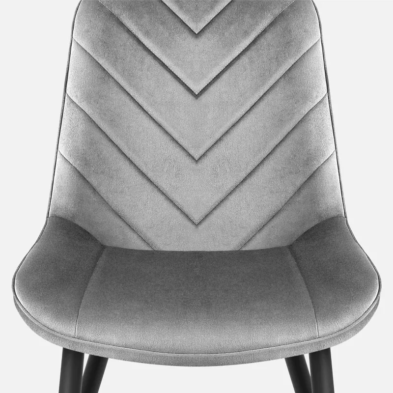 Prince 3.0 Grey Velvet Office Chair – view 7