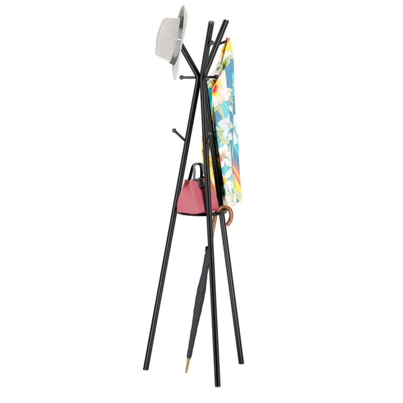 Host 3.0 Black Coat Stand - 3 Arms, 9 Hooks, Umbrella Rack – view 8