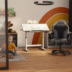 Study 3.0 Grey Adjustable Children's Desk 66 cm – view 2