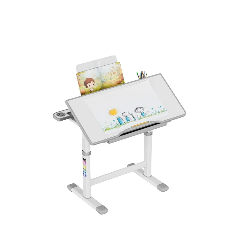 Study 3.0 Grey Adjustable Children's Desk 66 cm – view 10