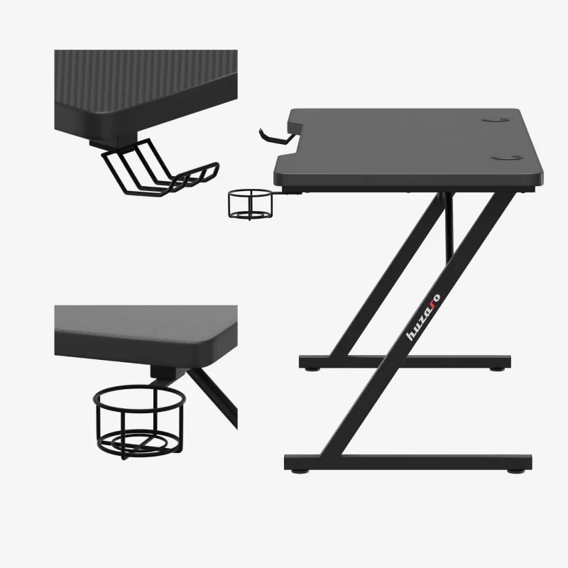 Hero 2.5 Black Gaming Desk 120 cm – view 3