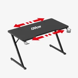 Hero 2.5 Black Gaming Desk 120 cm – view 5