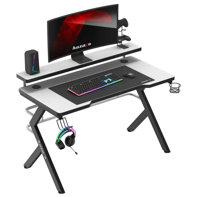 Hero 5.0 Gaming Desk White 120 cm – view 2