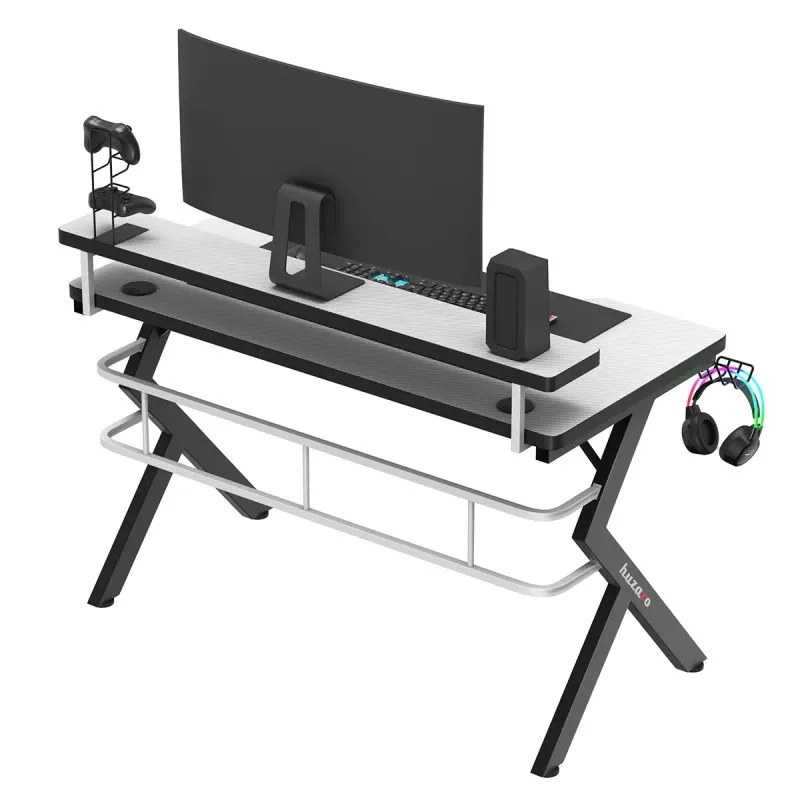 Hero 5.0 Gaming Desk White 120 cm – view 7