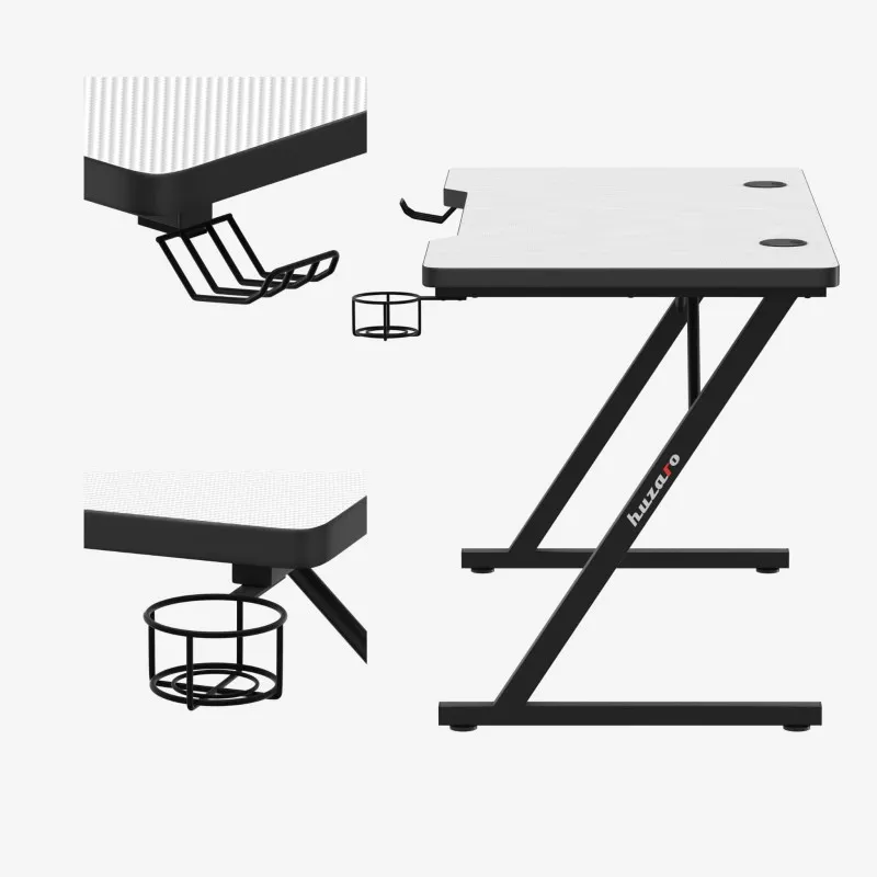 Hero 2.5 White Gaming Desk 120 cm – view 3