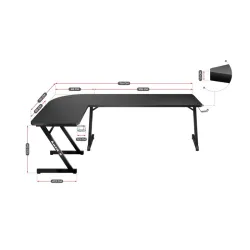 Hero 7.0 Corner Gaming Desk 154 cm – view 14