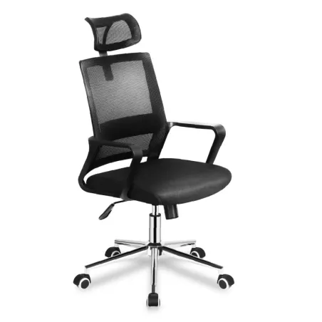 Manager 2.1 Black ergonomic office chair with lumbar support and adjustable height