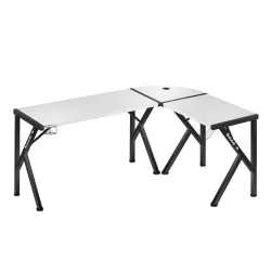 Hero 6.3 White Corner Gaming Desk 154 cm – view 5
