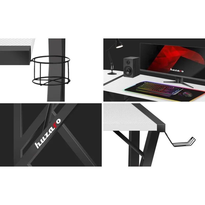 Hero 6.3 White Corner Gaming Desk 154 cm – view 11