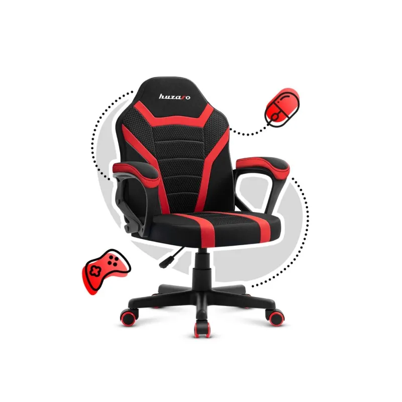 Ranger 1.0 Red Mesh Gaming Chair for Kids – view 6