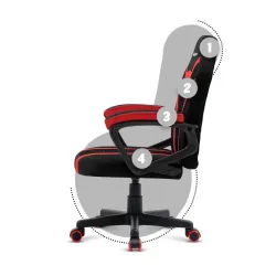 Ranger 1.0 Red Mesh Gaming Chair for Kids – view 14