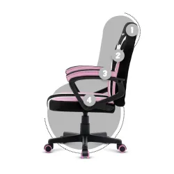 Ranger 1.0 Pink Mesh Gaming Chair for Kids – view 10