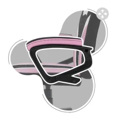 Ranger 1.0 Pink Mesh Gaming Chair for Kids – view 12