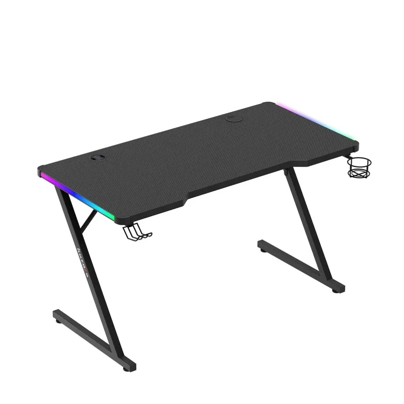 Hero 2.5 RGB Gaming Desk Black 120 cm – view 2